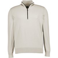 BOSS Orange Herren Troyer grau unifarben von Boss Orange