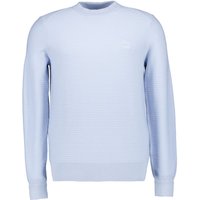BOSS Orange Herren Pullover blau unifarben von Boss Orange