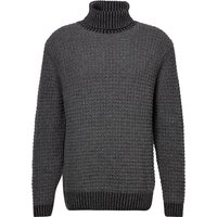 BOSS Orange Herren Rollkragenpullover grau unifarben von Boss Orange