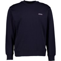 BOSS Orange Herren Sweatshirt blau unifarben von Boss Orange