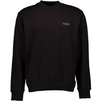 BOSS Orange Herren Sweatshirt schwarz unifarben von Boss Orange