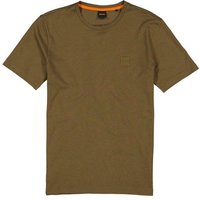 BOSS Orange Herren T-Shirt grün Baumwolle von Boss Orange