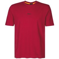 BOSS Orange Herren T-Shirt rot Baumwolle von Boss Orange