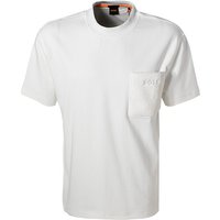 BOSS Orange Herren T-Shirt weiß Baumwolle von Boss Orange