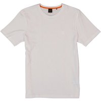 BOSS Orange Herren T-Shirt weiß Baumwolle von Boss Orange
