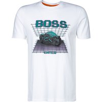 BOSS Orange Herren T-Shirt Weiß von Boss Orange