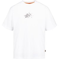 BOSS Orange Herren T-Shirt weiß Baumwolle von Boss Orange