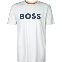 BOSS Orange Herren T-Shirts weiß Baumwolle von Boss Orange