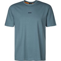 BOSS Orange Herren T-Shirt grün Baumwolle von Boss Orange