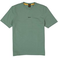 BOSS Orange Herren T-Shirt grün Baumwolle von Boss Orange