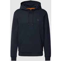 BOSS Orange Hoodie mit Label-Detail Modell 'Wetalk' in Marine, Größe M von Boss Orange