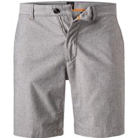 BOSS Orange Herren Shorts grau Baumwolle meliert Slim Fit von Boss Orange