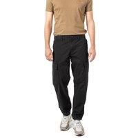 BOSS Orange Herren Cargohose schwarz Baumwolle von Boss Orange