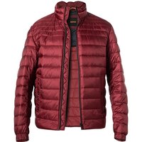 BOSS Orange Herren Steppjacke rot Mikrofaser unifarben von Boss Orange