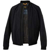 BOSS Orange Herren Blouson schwarz Mikrofaser unifarben von Boss Orange