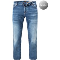 BOSS Orange Herren Jeans blau Baumwoll-Stretch von Boss Orange