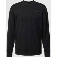 BOSS Orange Longsleeve mit Label-Stitching in Black, Größe M von Boss Orange