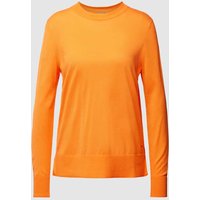 BOSS Orange Longsleeve mit gerippten Abschlüssen Modell 'Fanikasa' in Orange, Größe S von Boss Orange