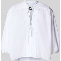BOSS Orange Loose Fit Blusenshirt aus reiner Baumwolle Modell 'BALES' in Weiss, Größe 34 von Boss Orange