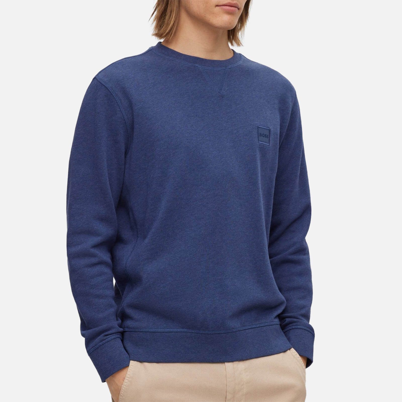 BOSS Orange Westart Cotton-Jersey Sweatshirt - L von Boss Orange