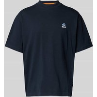 BOSS Orange Oversized T-Shirt mit Motiv-Print Modell 'numbers' in Dunkelblau, Größe XXL von Boss Orange