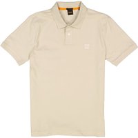 BOSS Orange Herren Polo-Shirt beige Slim Fit von Boss Orange
