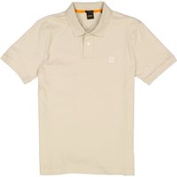 BOSS Orange Herren Polo-Shirt beige Slim Fit von Boss Orange