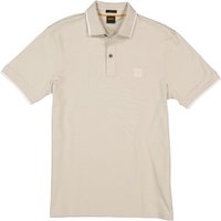 BOSS Orange Herren Polo-Shirt beige Baumwoll-Piqué von Boss Orange