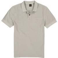 BOSS Orange Herren Polo-Shirt grün Baumwoll-Piqué von Boss Orange