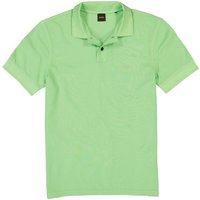 BOSS Orange Herren Polo-Shirt grün Baumwoll-Piqué von Boss Orange