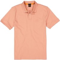BOSS Orange Herren Polo-Shirt rosa Baumwoll-Piqué Slim Fit von Boss Orange