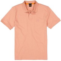 BOSS Orange Herren Polo-Shirt rosa Baumwoll-Piqué Slim Fit von Boss Orange