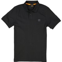 BOSS Orange Herren Polo-Shirt schwarz Baumwoll-Piqué Slim Fit von Boss Orange