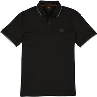 BOSS Orange Herren Polo-Shirt schwarz Slim Fit von Boss Orange