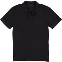 BOSS Orange Herren Polo-Shirt schwarz Baumwoll-Piqué von Boss Orange