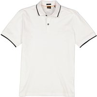 BOSS Orange Herren Polo-Shirt weiß Slim Fit BOSS Orange Herren Polo-Shirt weiß Slim Fit von Boss Orange