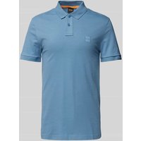 BOSS Orange Poloshirt mit Label-Detail Modell 'Passenger' in Bleu, Größe XXL BOSS Orange Poloshirt mit Label-Detail Modell 'Passenger' in Bleu, Größe XXL von Boss Orange