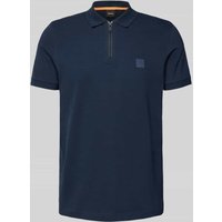 BOSS Orange Poloshirt mit Label-Patch in Dunkelblau, Größe XXXL von Boss Orange