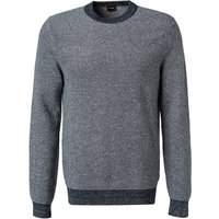 BOSS Orange Herren Pullover blau unifarben von Boss Orange