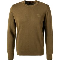 BOSS Orange Herren Pullover grün unifarben von Boss Orange