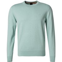 BOSS Orange Herren Pullover grün unifarben von Boss Orange