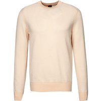 BOSS Orange Herren Pullover orange Baumwolle unifarben von Boss Orange