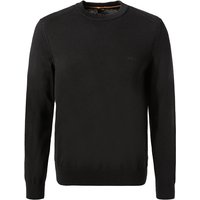 BOSS Orange Herren Pullover schwarz unifarben von Boss Orange