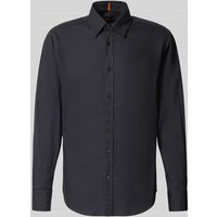 BOSS Orange Regular Fit Freizeithemd aus Baumwoll-Mix Modell 'RELEGANT' in Black, Größe XXL von Boss Orange