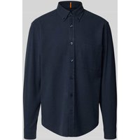 BOSS Orange Regular Fit Freizeithemd aus reiner Baumwolle Modell 'RICKERT' in Marine, Größe XXL von Boss Orange