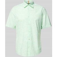 BOSS Orange Regular Fit Freizeithemd mit Allover-Muster Modell 'Rash' in Grass, Größe XL von Boss Orange