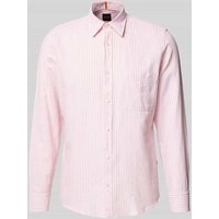 BOSS Orange Regular Fit Freizeithemd mit Brusttasche Modell 'Relegant' in Rosa, Größe XXXL von Boss Orange
