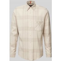 BOSS Orange Regular Fit Freizeithemd mit Button-Down-Kragen Modell 'Rickert' in Beige, Größe XXL von Boss Orange