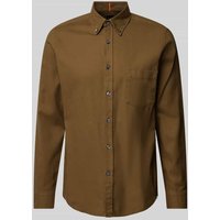 BOSS Orange Regular Fit Freizeithemd mit Button-Down-Kragen Modell 'Rickert' in Oliv, Größe XXL BOSS Orange Regular Fit Freizeithemd mit Button-Down-Kragen Modell 'Rickert' in Oliv, Größe XXL von Boss Orange