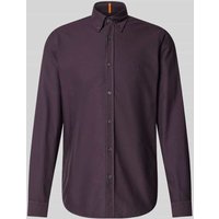 BOSS Orange Regular Fit Freizeithemd mit Button-Down-Kragen Modell 'Rickert' in Purple, Größe XL BOSS Orange Regular Fit Freizeithemd mit Button-Down-Kragen Modell 'Rickert' in Purple, Größe XL von Boss Orange